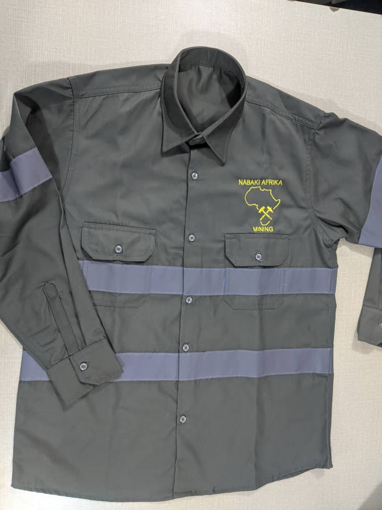 workwear shirt with refrector cotton drill 45,000